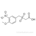 Acide 4-méthoxy-3-nitrobenzylsulfonylacétique CAS 592542-51-3